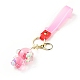 Porte-clés pendentif chien en acrylique KEYC-G050-03LG-4