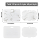 N Perlen Marmor Textur Muster Papier Display-Karten CDIS-NB0001-13-5