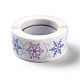 Рождественские тематические плоские круглые наклейки в рулоне DIY-B045-04A-2