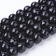Natural Black Onyx Beads Strands G-E145-10mm-3B-1