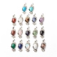 Natural & Synthetic Gemstone Pendants G-G855-02P-1