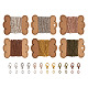 Kits de conjunto de joyas de cadena de latón craftdady diy DIY-CD0001-08-1