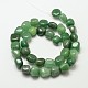 Natural Green Aventurine Nuggets Beads Strands G-P092-11-2