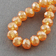 Chapelets de perles en verre peint DGLA-R030-8mm-01-2
