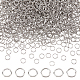 UNICRAFTALE about 1000pcs Metal Open Jump Ring Stainless Steel Jewelry Jump Rings Keychain Rings for DIY Jewelry Making Inner 6mm STAS-UN0029-52-1