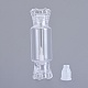 透明な小さなペットボトル  リップグロスボトル  愛らしいキャンディー  透明  75x23mm MRMJ-WH0008-02-3