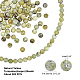 Arricraft natürliche gelbe Türkis (Jaspis) Perlen Stränge G-AR0002-12-2