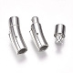 304 Stainless Steel Bayonet Clasps STAS-O114-053P-A-4