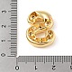 Кулон из латуни с прозрачным кубическим цирконием KK-Z046-01G-S-3