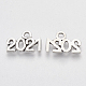 Tibetan Style Alloy Charms TIBE-T010-36AS-RS-2