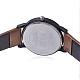 Imitation Leather Quartz Wristwatches WACH-D071-01-3