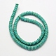 Chapelets de perles en turquoise synthétique TURQ-F007-06-2