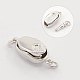 Jewelry Necklace Clasps Sterling Silver Box Clasps STER-M019-06S-2