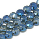 Chapelets de perles en verre électroplaqué EGLA-Q098-A08-1