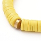 Handgefertigte Heishi Perlen Stretch Armbänder aus Fimo BJEW-JB05095-01-3