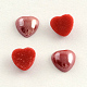 Pearlized Plated Opaque Glass Cabochons PORC-S800-8mm-24-1