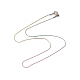 Ionenplattierung (IP) 304 Schlangenkette aus Edelstahl für Männer und Frauen NJEW-G076-01A-M-2