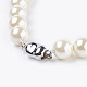 Shell collane di perle perline NJEW-I224-A02-2