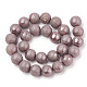 Electroplate Shell Pearl Beads Strands SHEL-T005-10D-2