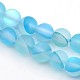 Synthetical Moonstone Beads Strands X-G-M049-6mm-01E-1