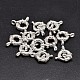 925 Sterling Silver Spring Ring Clasps Sets STER-F014-07B-2