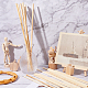 竹の棒  工芸品やDIY手動円形ファン用  ウィッグスティック素材  ラウンド  淡いチソウ  30x0.6cm FIND-WH0101-10C-6