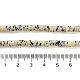 Brins de perles en porcelaine faites à la main imitation dalmatien PORC-H011-04-5