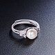 Shegrace 925 anillo de dedo de plata esterlina JR439A-3