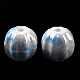 Handmade pearlized Porzellan Perlen PORC-G010-02C-4