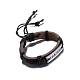 Adjustable Casual Unisex Leather Bracelets BJEW-BB15534-1