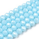 Electroplate Glass Beads Strands EGLA-A034-P3mm-A25-1