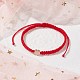 Bracelets réglables en perles tressées en fil de nylon BJEW-JB09769-01-2