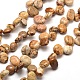 Image puce de jaspe brins de perles G-M204-55-1