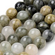 Natürlichen grünen Rutilquarz Perlen Stränge G-Q462-61-8mm-1