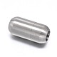 Barrel 304 Stainless Steel Magnetic Clasps with Glue-in Ends STAS-D059-18B-1