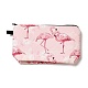 Make-up-Aufbewahrungstasche aus Polyester mit Flamingomuster AJEW-Z013-01B-1