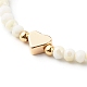 Ensemble de bracelets de perles tressées en fil de nylon réglable BJEW-JB06450-9