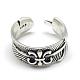 Adjustable Alloy Cuff Finger Rings RJEW-S038-023-2