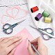 SUNNYCLUE 2Pcs Sewing Embroidery Scissors Detail Shears Vintage Sharp Tip Scissor Stainless Steel Scissors for Cutting Fabric Craft Knitting Threading Needlework Artwork DIY Tool Kit Gifts Supplies TOOL-SC0001-29-4