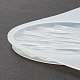 Flach rund mit wasserripple cup mat silikonformen DIY-L065-03-4