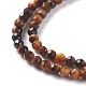 Natural Yellow Tiger Eye Beads Strands G-A026-A15-2mm-3