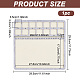 Designtafeln aus Filzperlen&nbsp;TOOL-WH0002-65-01-2