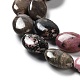 Chapelets de perles en rhodonite naturelle G-L164-A-31-4