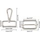 DIY Bag Clasps Kits DIY-NB0003-22-2