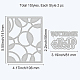 Moldes de corte de acero al carbono stencils DIY-WH0309-323-6