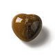 Натуральный желтый халцедон сердце любовь камень G-A209-02-3