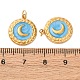 Подвески из нержавеющей стали 304 с эмалью STAS-U061-34G-B02-3