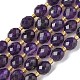 Natürlichen Amethyst Perlen Stränge&nbsp;G-F809-A32-01-2