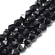 Brins de perles d'onyx noir naturel G-S149-02-10mm-1