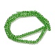 Chapelets de perles en verre électroplaqué&nbsp;GLAA-Q105-02-08-4